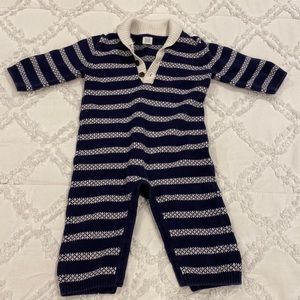 Janie and Jack knit onesie
